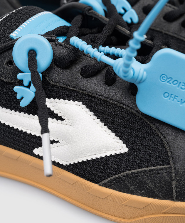 Off-White Черные комбинированные кроссовки End Of Play OMIA2ALS26FAB001 изображение 5