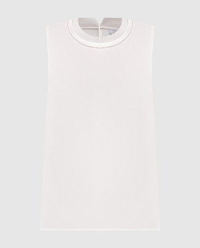 Peserico Білий топ із шовку A086272372E