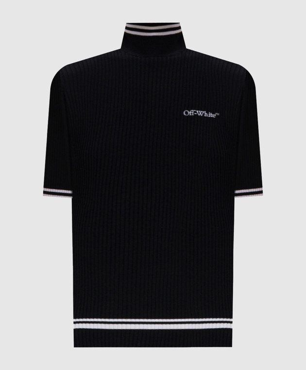 Off-White Чорна сукня міні 2FU00528T