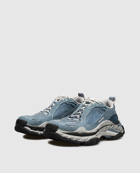 Balenciaga Синие кроссовки Triple S.2 865849WTSDN