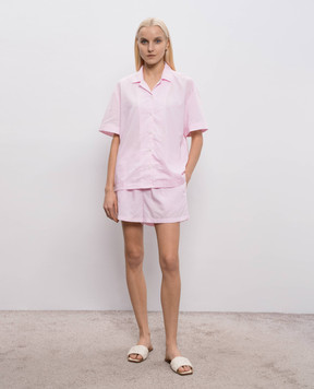 Dore & Rose Рожева піжама в смужку SHORTSLEEVESTRIPEDPJ