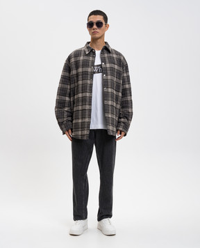 Off-White Біла футболка з вишивкою логотипа 44MAA120F5J00N