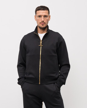 Balmain Чорна спортивна куртка GH1TFA91JL34