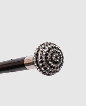 Pasotti Черный рожок для обуви с кристаллами Swarovski PFPEXXWS49N