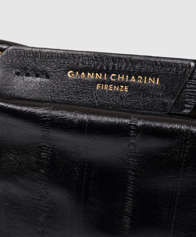 Gianni Chiarini Чорна шкіряна сумка крос-боді Fanny BS12644EEL зображення 4