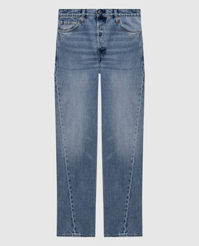 Toteme Голубые джинсы с патчем логотипа 231240741