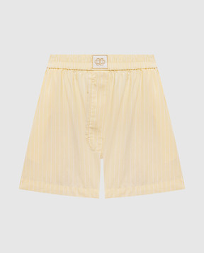 Simkhai Желтые шорты Sarah в полоску 2264049CO
