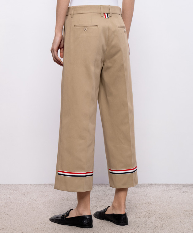 Thom Browne Бежеві штани FTC519UF0175 зображення 4