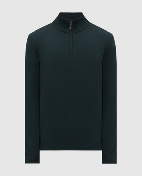 ISAIA Зеленый джемпер из кашемира MG8493YP003