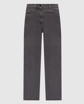 Peserico Серые джинсы с логотип патч P04525LGR04280