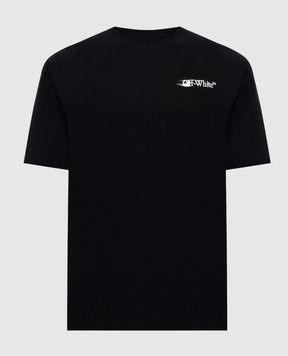 Off-White Чорна футболка Ink Arrow 44MAA027F5J007