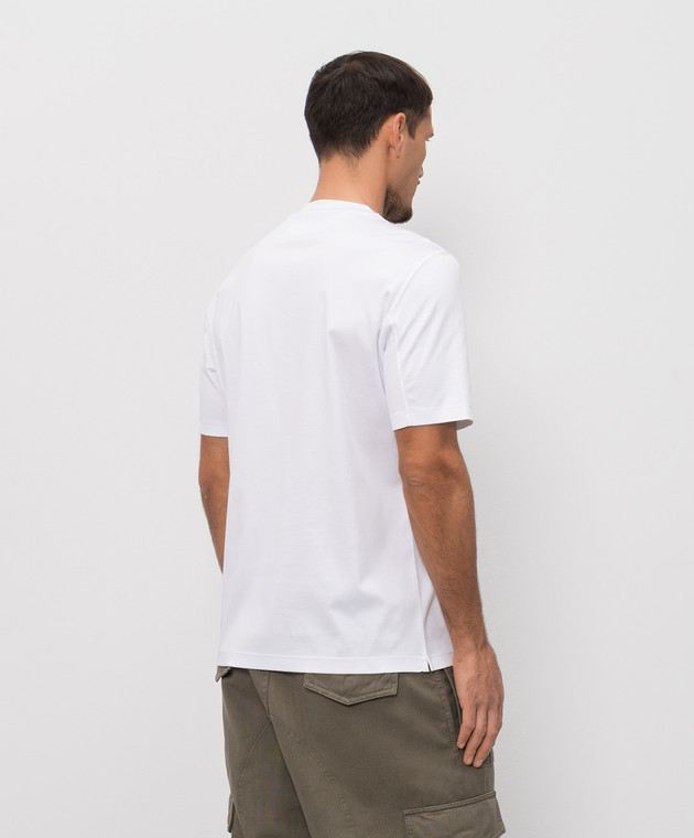 Brunello Cucinelli Белая футболка M0B131356P изображение 4