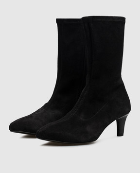 Officine Creative Чорні замшеві ботильйони SUZY SUZY004NERO