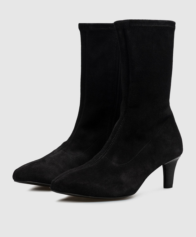 Officine Creative Чорні замшеві ботильйони SUZY SUZY004NERO зображення 2