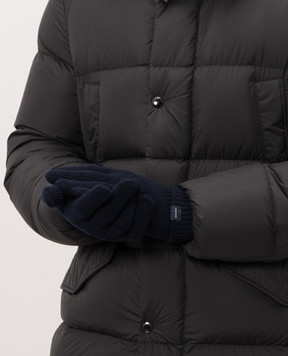 Woolrich Сині рукавички з вовною CFWOAC0347MBUF0659