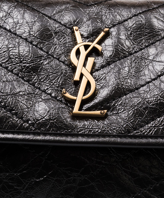 Saint Laurent Черная кожаная сумка NIKI 8129430EN07 изображение 4
