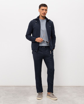 Doriani Cashmere Синя спортивна куртка A436CAPJ45