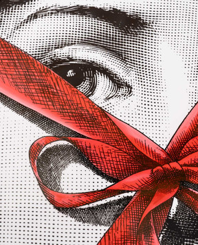 Fornasetti Чорний піднос Gift Tema e Variazioni C26Y300