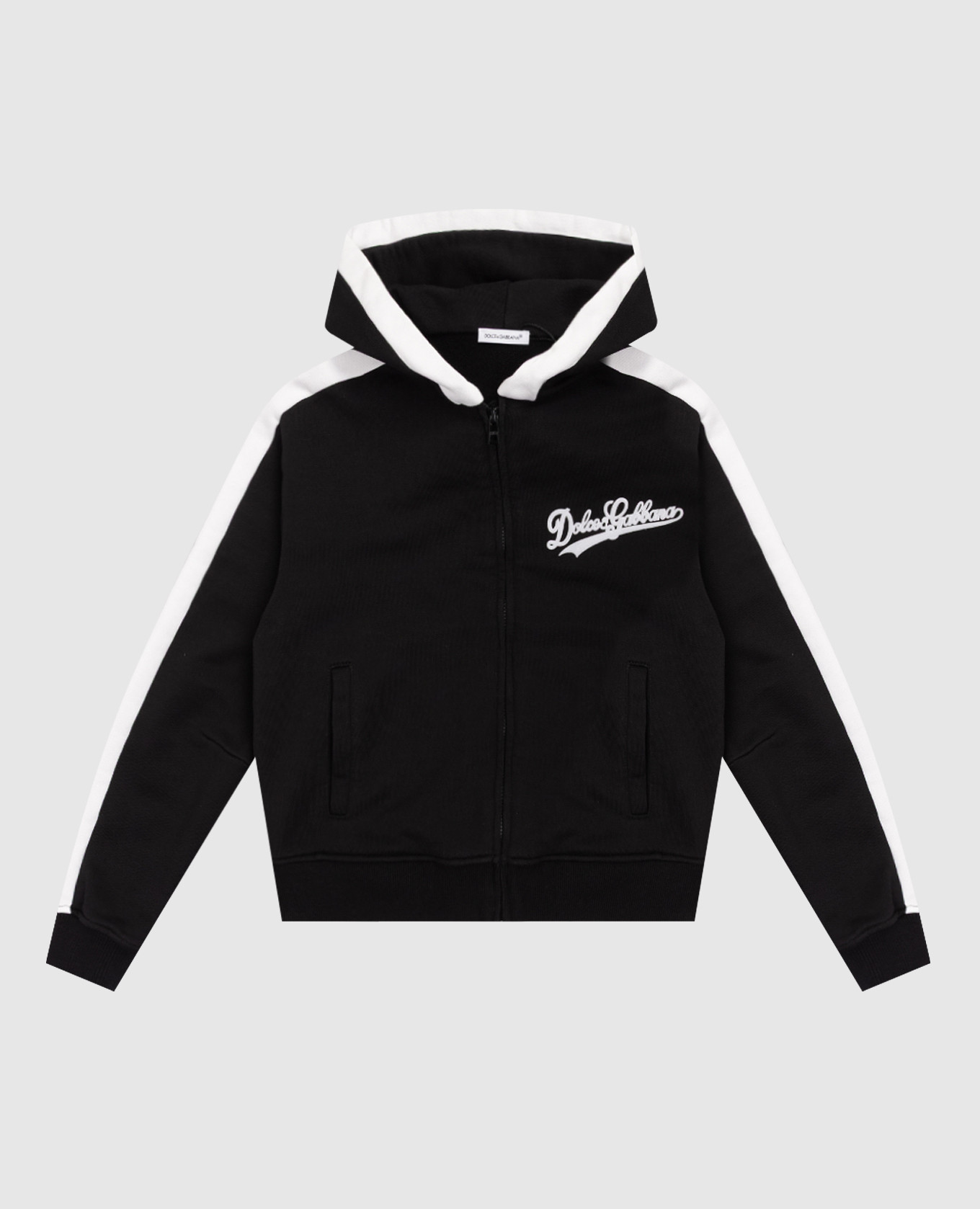 Детская черная спортивная куртка