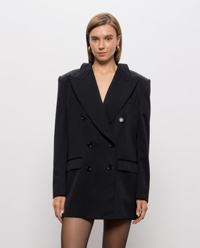 Dolce&Gabbana Черный двубортный жакет F29TNTFU28J