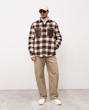 Mackage Коричнева куртка Ryker в клітинку RYKERPL