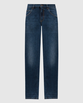 Dolce&Gabbana Синие джинсы с эффектом потертости GYJCCZG8OK9