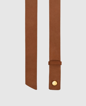 Gianni Chiarini Коричневый кожаный ремень CNK00761NBK