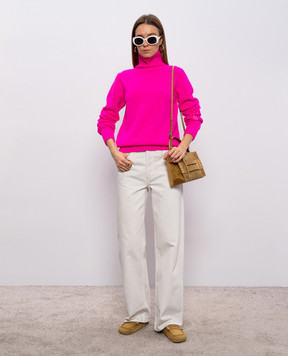 JW Anderson Розовый свитер из шерсти KW1523YN0451