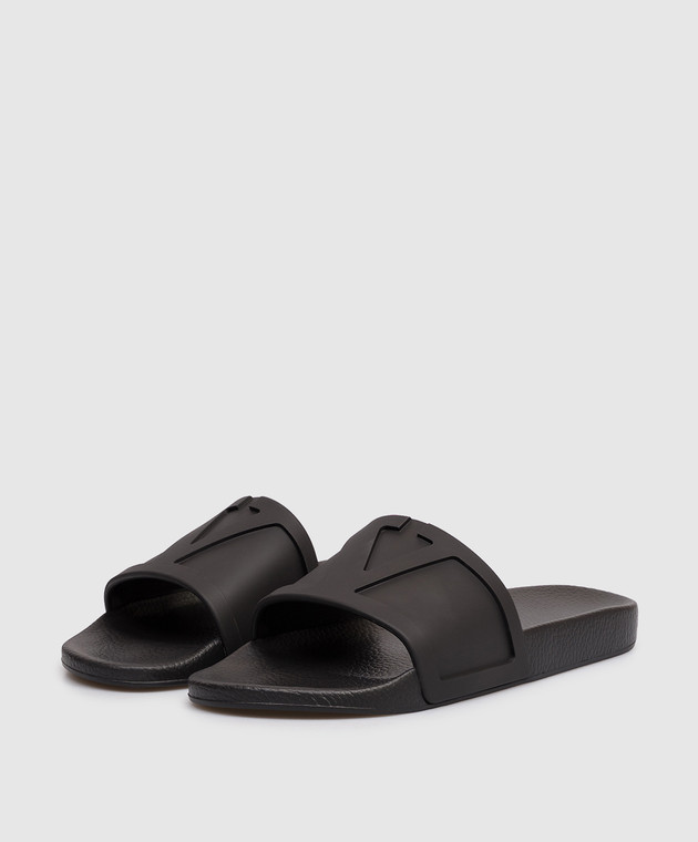 Valentino Чорні слайдери Coolside Slide 9Y2S0J93MYC зображення 2