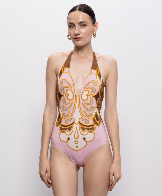 La DoubleJ Розовый купальник Cocoon Placée SWI0091LYC009COC02 изображение 3