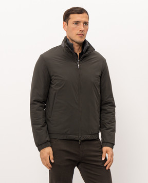 Doriani Cashmere Зелена куртка A428COLMST326T
