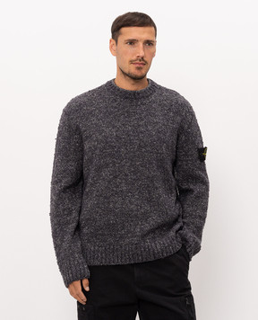 Stone Island Серый свитер с шерстью L2S155100031S0N20