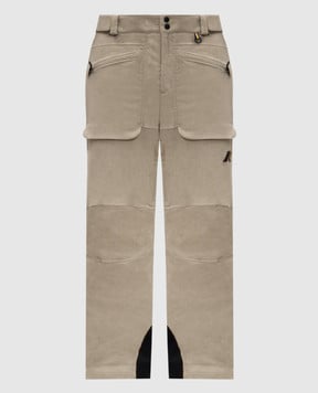 K-Way Вельветові гірськолижні штани Mercantour кольору хакі K6126UW