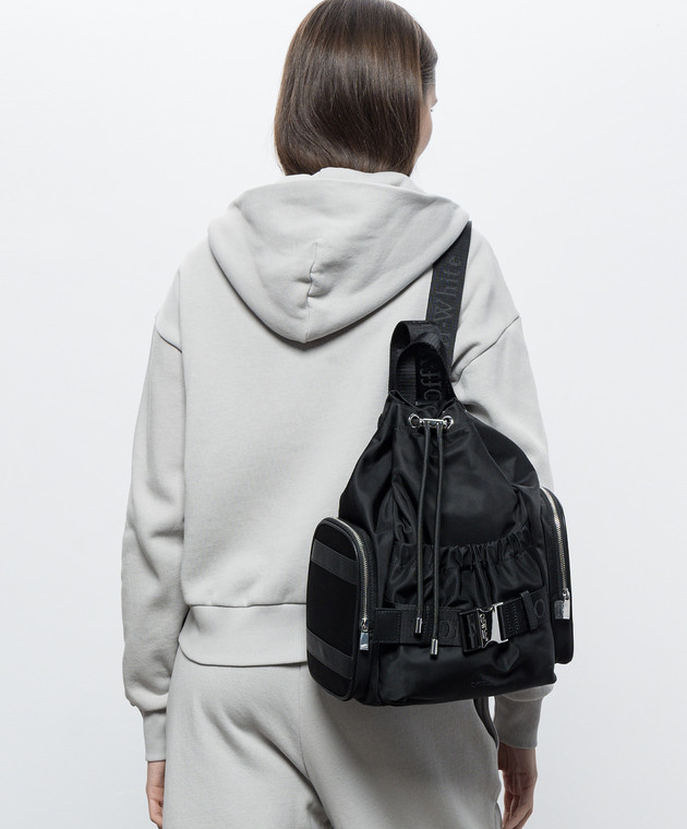 Off-White Черный рюкзак OWWNB04F26FB01 изображение 2