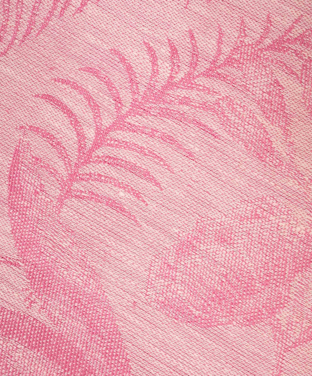 Le Jacquard Fraincais Рожева скатертина À l'orangerie з льону у візерунок 30547 зображення 2