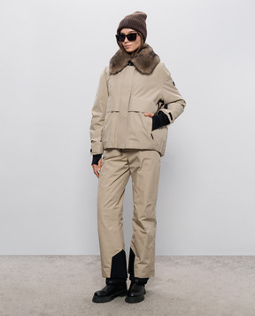Moncler Grenoble Бежеві гірськолижні штани Laminate GORE‑TEX L20982G00014597MR