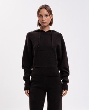 Jacob Lee Коричневе худі з кашеміру WCH0007AW26BC