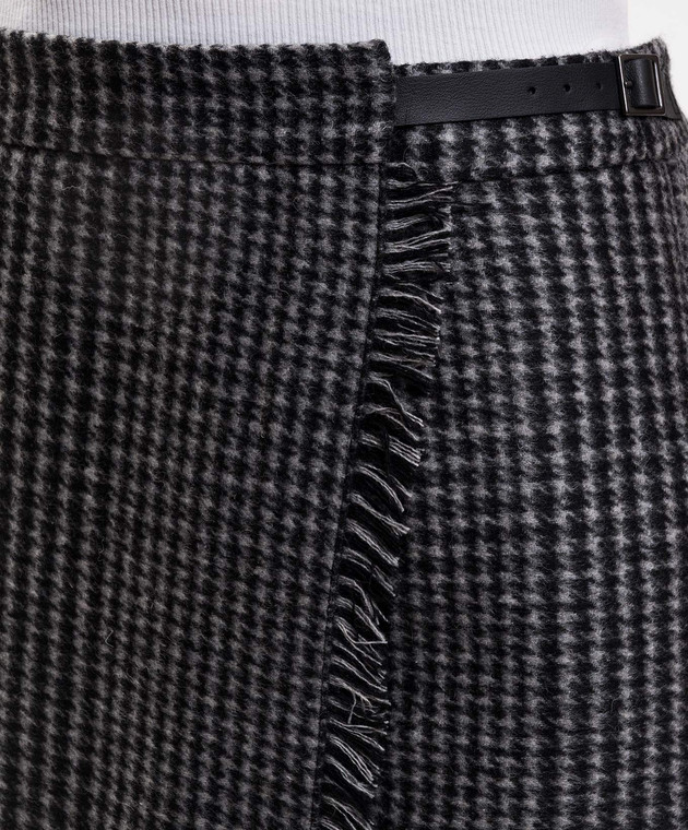 Woolrich Сіра спідниця з вовною на запах CFWWSK2014FRUT5510 зображення 5