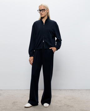 Max Mara Синяя спортивная куртка LOSO MXMESPLOSO