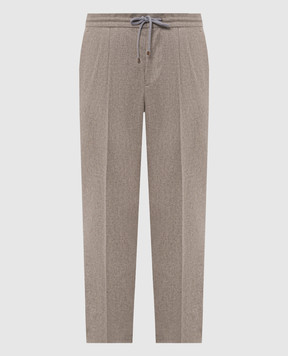 Brunello Cucinelli Сірі штани з вовни M038PE1710