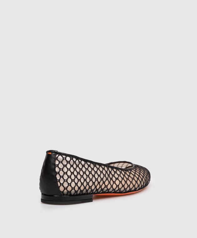Santoni Чорні балетки WASE72200HA2NGHA зображення 3