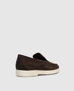 MooRER Коричневые замшевые лоферы SAVILLE SAVILLEP5