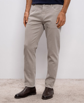 Brunello Cucinelli Сірі джинси з логотипом M277PD3210