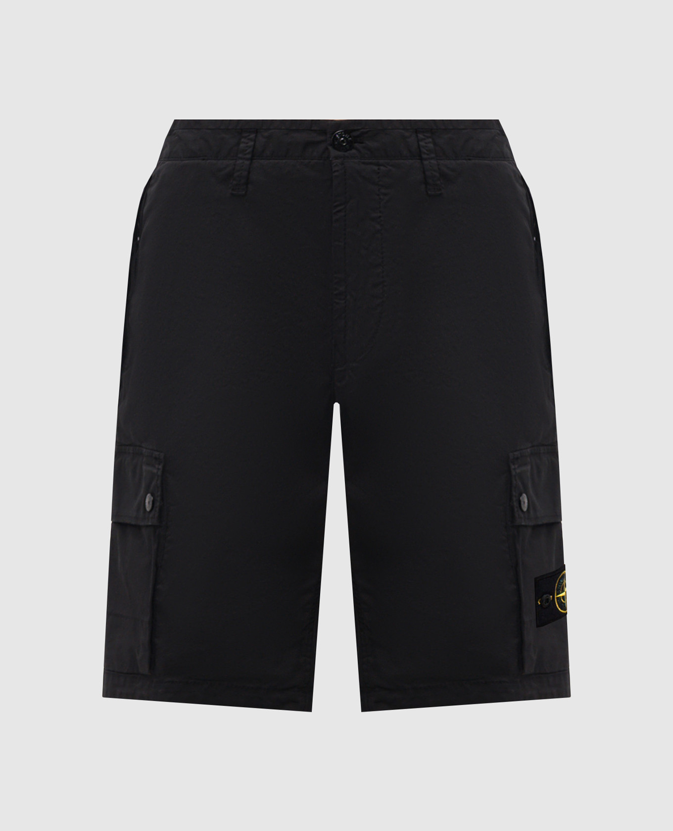 Черные шорты с патчем логотипа
