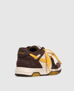 Off-White Кожаные кроссовки Out Of Office с тиснением логотипа OF05731210