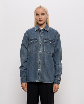 JW Anderson Синяя джинсовая рубашка с патчем DS0016PG1855