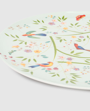 Geminiano Cozzi 1765 Блакитна порцелянова сервірувальна тарілка Incanto di Primavera LGCFL22339065