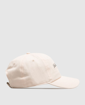 Sporty & Rich Бежевая кепка с вышивкой логотипа AC04082280CR01