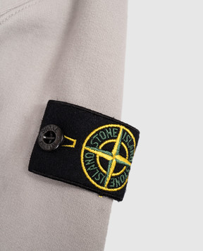 Stone Island Детское серое худи с логотипом K2S166100004S0A2014