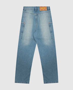 Off-White Детские синие джинсы 44BYB003F26D001